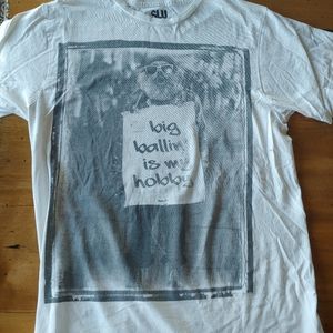 "big ballin is my hobby" t shirt